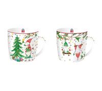 Easy Life - Coffret 2 Mugs en Porcelaine Ready for Christmas - EASYLIFE