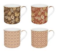 EASY LIFE Coffret 4 mugs 30 cl - Fleurs de Rêves