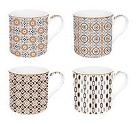 EASY LIFE Coffret 4 mugs 30 cl - Geo Ethnic