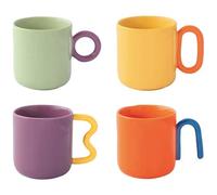 EASY LIFE Coffret 4 mugs 35 cl Bicolore - Creative