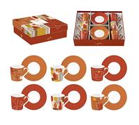 Easy Life COFFRET 6 TASSES A CAFE 10CL EN PORCELAINE