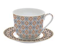 EASY LIFE Coffret Tasse Déjeuner 40 cl - Geo Ethnic
