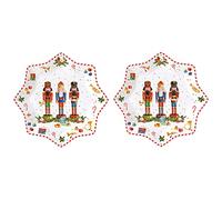 EASY LIFE Lot de 2 assiettes à dessert en porcelaine de 20 cm de diamètre