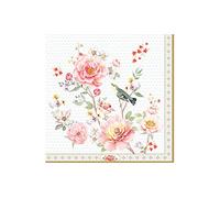 EASY LIFE Lot de 20 serviettes en papier 33 x 33 cm