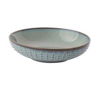 Easy Life - Lot DE 6 Assiettes Creuses en Porcelaine Drops Celadon 20 CM - EASYLIFE