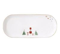 Easy Life LSNO1344 Let it Snow Assiette rectangulaire 34 x 15 cm