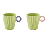 EASY LIFE Set 2 mugs 30 cl Vert - Twist & Match