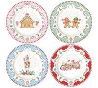 Easy Life SWEC3116 Lot de 4 assiettes Sweet Christmas 19 cm