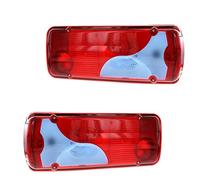Easy Link 2x Cabochon de Feux Arrière Blau Compatible avec MAN TGA TGL TGX TGS Mercedes Sprinter 2006-2018 Plateau VW Crafter 2005-2016 Plateau