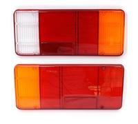 Easy Link 2x Cabochon de Feux Arrière Compatible avec Iveco Daily Peugeot Boxer Fiat Ducato Citroën Jumper Jumpy C25 VW Transporter T5 Renault Master Remorque Plateau Camion