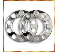 Easy Link Lot de 2 cache-boulons de roue 22,5" en acier inoxydable pour camion remorque