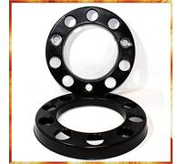 Easy Link Lot de 2 cache-boulons de roue en plastique noir 22,5"