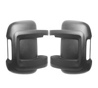 Easy Link Lot de 2 coques de rétroviseur extérieur gauche et droite - Noir - Bras court - Compatible avec Peugeot Boxer, Citroën Jumper, Fiat Ducato 2006-2020, 735424438, 735424437