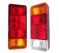 Easy Link Lot de 2 Feux Arrière 12V 24V pour Camion Remorque Châssis Compatible avec Iveco Daily Tipper Peugeot Boxer Citroen Jumper Fiat Ducato Renault Master Nissan Cabstar Mascott 1991-2003