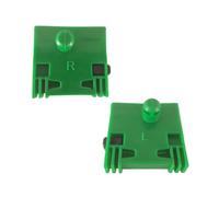 Easy Link Lot de 2 kits de réparation de lève-vitre coulisseau gauche et droite compatibles avec Renault Laguna, Megane, Scenic, Espace 8200000557 8200000558