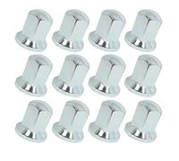 Easy Link Lot de 60 cache-écrous de roue en plastique chromé 32 mm pour remorque SW