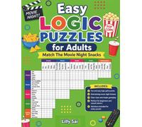 Easy Logic Puzzles for Adults: Match The Movie Night Snacks