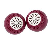 EASY MAKE KB5657 Lot de 2 Boule Anti Odeurs pour Frigo, Polypropylène, Rouge/Bleu/Vert, 5.30 x 5.30 x 5.30 cm *Coloris Aléatoire*