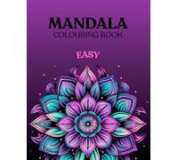 Easy Mandala Coloring Book for Adults