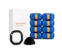 Easy Nappy Recharges pour mangeoires à couches compatibles avec Angelcare-Dress Up, y compris une bague pour la réutilisation du panier et une boule pour une recharge facile