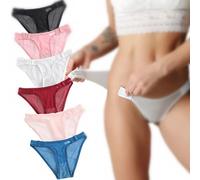 Easy Off Underwear with Side Hook Closure, G String Thongs for Women Sexy Slutty, Bikini Briefs Low Rise Thong (1 Set,M)