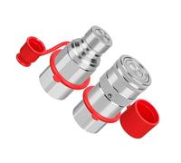 Easy Operations Coupleur hydraulique à connexion rapide 1,27 cm pour une connexion rapide, une déconnexion et une amélioration de l'efficacité du travail