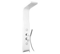 EASY PANNEAU COLONNE DE DOUCHE MASSAGE EFFET PLUIE CASCADE ABS BLANCHE POMME