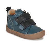 Baskets montantes enfant filles Easy Peasy MY DEBOO VELCRO Bleu 19