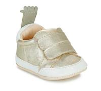 Easy Peasy Chaussons enfant MY BLUMOO PTI'VELCRO in Doré 0-6 mois