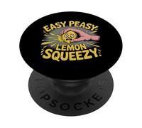 Easy Peasy Citron Presse-citron Horrorcore Citron PopSockets PopGrip Adhésif