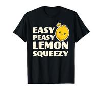 Easy Peasy Citron Squeezy Adorable Jeu de Mots Kawaii Citron T-Shirt Graphique avec Valeur