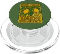 Easy Peasy Citron Squeezy Retro Citrus Humour Design été PopSockets PopGrip pour MagSafe