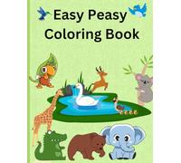 Easy peasy Colouring book: Animal designs 100 for kids and Adults