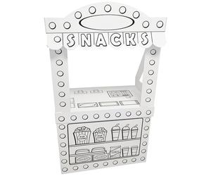 Easy Playhouse: Support de collation de cinéma - Décorez et personnalisez Un cinéma en Carton, Dessin de Couleur, Art et Artisanat, 32 x 26,5 x 40,5, Enfants 3 +