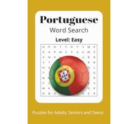 Easy Portuguese Word Search Puzzle Book: Word Searches with Easy to Read Print about, Learn Portuguese Language, Easy Portuguese, and More - 6x9 ... Gift for Vacations, Holidays and Free Times.