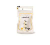 EASY POUR - Sachets de Conservation Lait Maternel x150 - Bec Verseur Anti-Fuite, Versement Facile à Une Main, Stérilisés, Réfrigérateur et