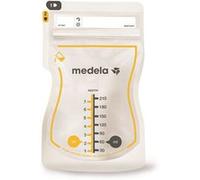 EASY POUR - Sachets de Conservation Lait Maternel x50 - Bec Verseur Anti-Fuite, Versement Facile à Une Main, Stérilisés, Réfrigérateur et Congélateur, Sans BPA, Recyclables Transparent