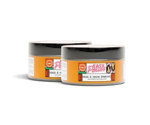 Easy Pouss- | Edge Cire Coiffante Invisible | Fixation des Bordures & Baby Hairs | Sans Résidu ni Effet Gras | Coiffures Protectrices | Fabriqué en France | Lot de 2 x 100 ml