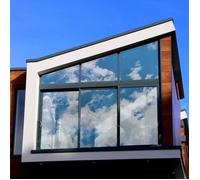 EASY PROTEC Film adhésif pour vitrage Miroir sans Tain 100x90 cm