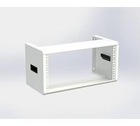 Easy Rack Rack universel pour montage mural ou sur table 5U Gris clair 19" Profondeur 250 mm