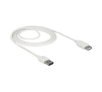 Easy - Rallonge de câble USB - USB (M) reversible pour USB (F) - USB 2.0 - 2 m - blanc