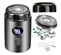 Easy Rasoir Trim 2.0, 2025 Portable Mini Electric Shaver, Pro Rasoir Save Edge Rasoir, Waterproof Electric Razor, Rasoir Électrique Rechargeable par USB,pour la Maison,les Voyages,le Bureau (Noir)