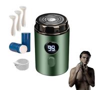 Easy Rasoir Trim Partie Intime Femme Homme, Pro Rasoir Save Edge Rasoir, Lavable Sans Fil Usb Voyage(Vert)