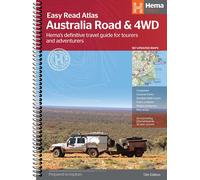 Easy read Atlas - Australie Road & 4WD (format A3, à spirales) | Hema Maps