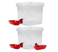 Easy Refill Dog Water Dispenser - Large Cat Waterer, 3L Pet Drinking Fountain for Dogs Cats, Multipurpose Dog Fountain, Automatic Water Bowl, Pet Hydration Bowl for Apartment Living Room