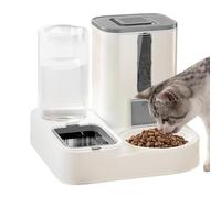 Easy Refilling: Easily Refill Your Cat's Feeder with Our Top Covers; Often Monitor Food and Water with Its Transparent Design: a Hassle- Solution for Busy Owners.