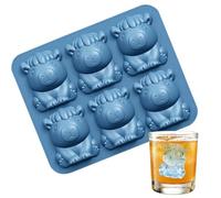 Easy Release Ice Mold - Capybara Silicone Tray, 5.71 Inches Funny Animal Ice Maker, Party Essential with Food Grade Material, Drink Accessory with Six Grid Design, Iced Mold Tray for Whiskey Cocktails