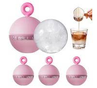 Easy Release Silicone Ice Sphere Mold Set for Cold Drinks and Parties