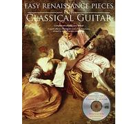 Partitions classique MUSIC SALES EASY RENAISSANCE PIECES FOR CLASSICAL GUITAR + CD - CLASSICAL GUITAR Guitare
