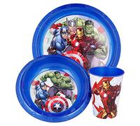 Easy Set 3 PIÈCES (Assiette, Bol ET Tasse Easy 260 ML) Avengers Rolling Thunder